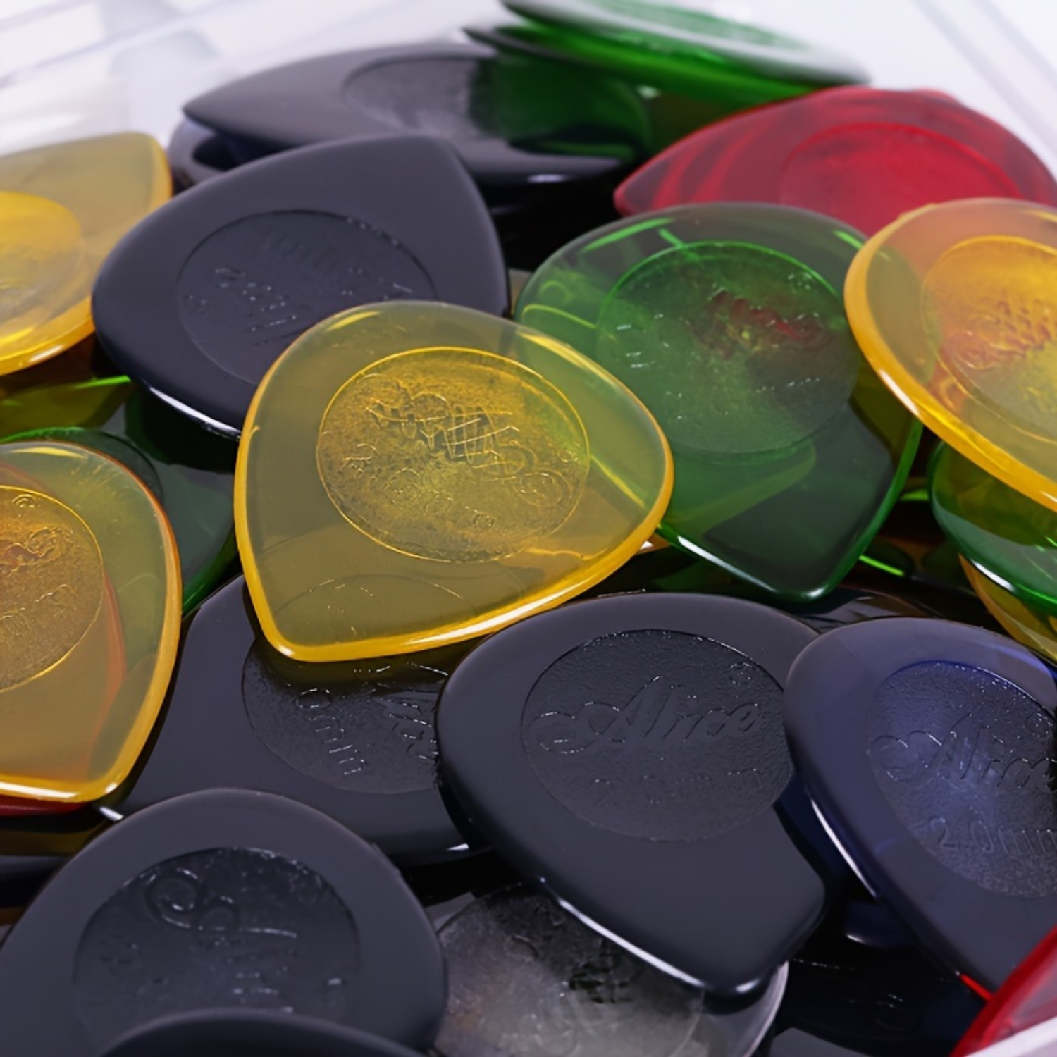 Acoustic Guitar Dreadnought - 15pcs color guitar pick 1mm/2mm/3mm-three thickness