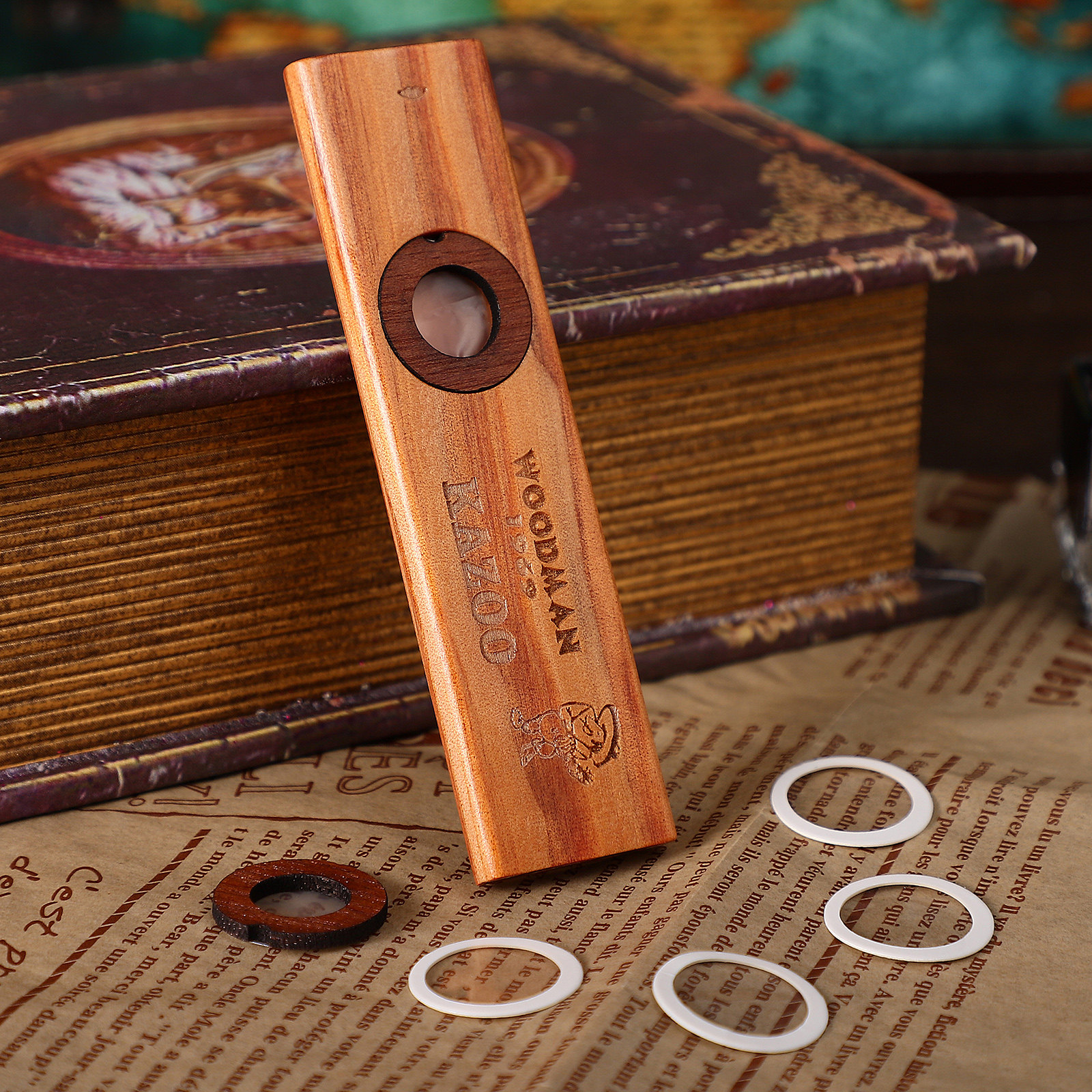 Musical Instrument Ukulele - 1Set Wood Kazoo Musical Instrument Lightweight