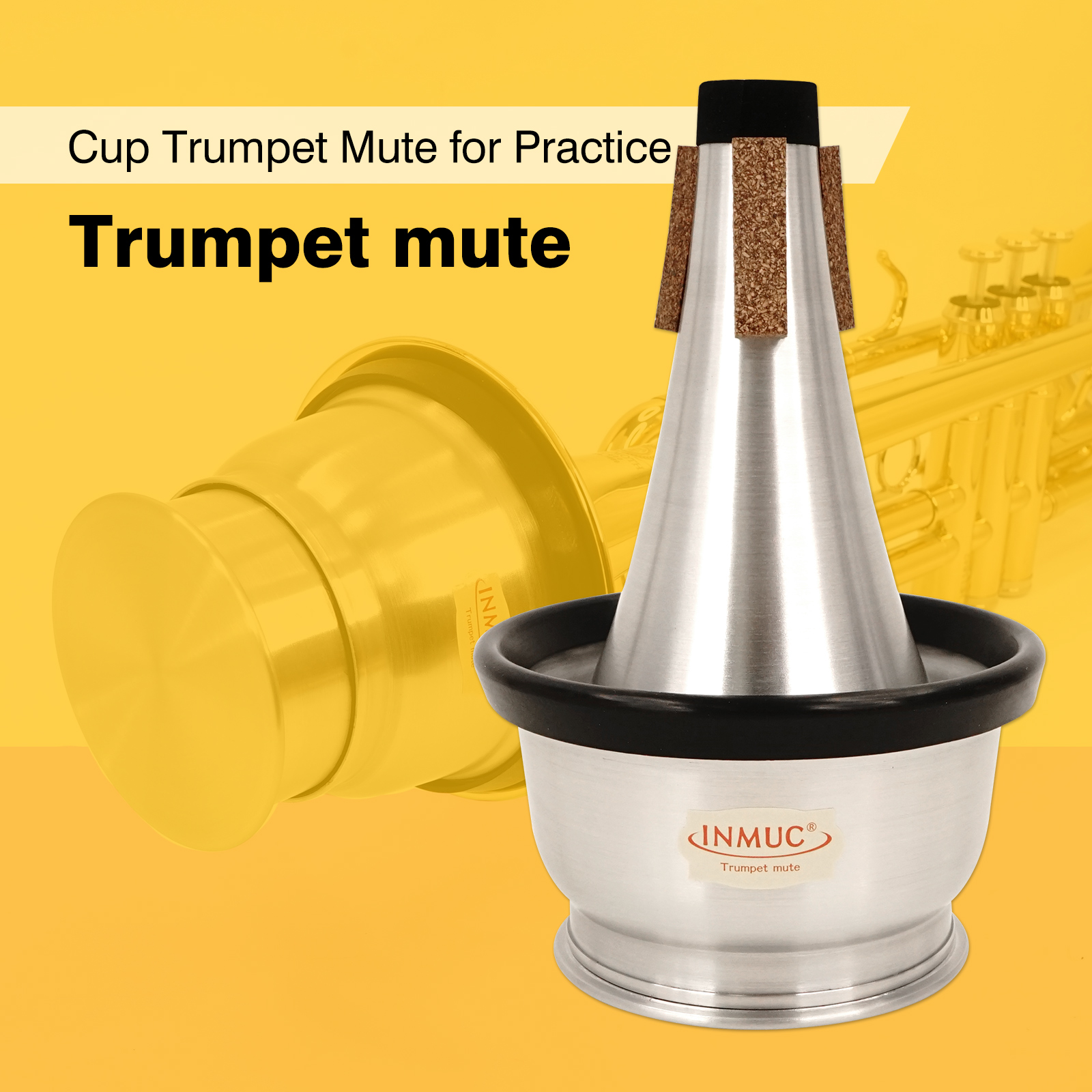 Musical Instrument Trumpet - Trumpet Cup Mute with Adjustable Cup,