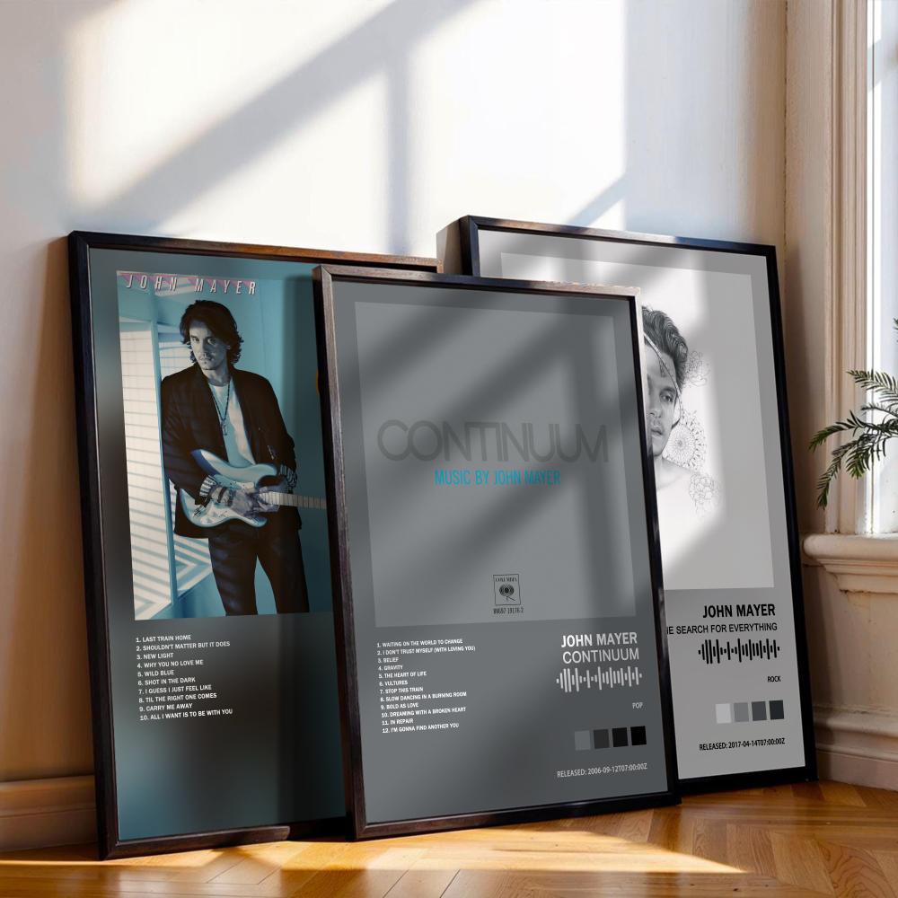 Musical Instrument Painting - John Mayer Poster Music Album Cover