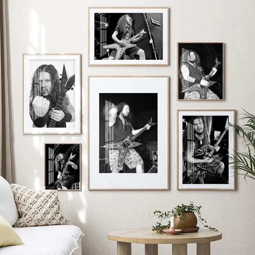 Musical Instrument Painting - Dimebag Darrell Heavy Metal Music Star