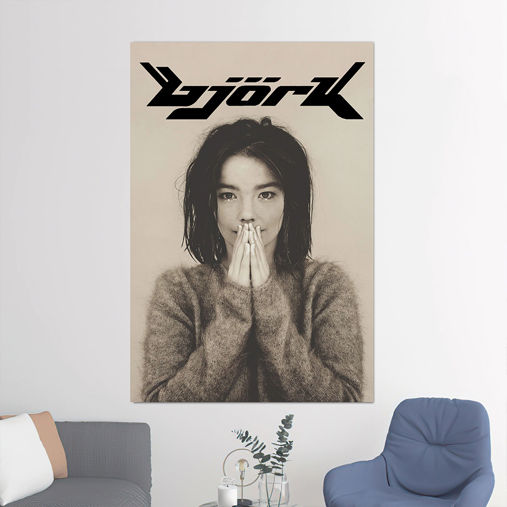 Musical Instrument Painting - Bjork Circles Music Art Poster Modular
