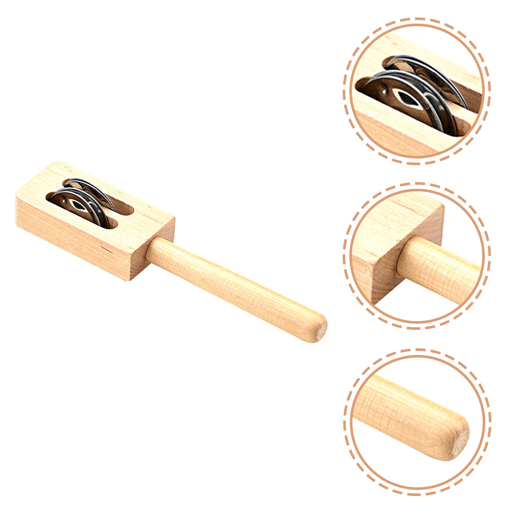 Baby Wooden Hand Bell Educatio - A Musical Instrument You Shake incelemesi ve fiyatı