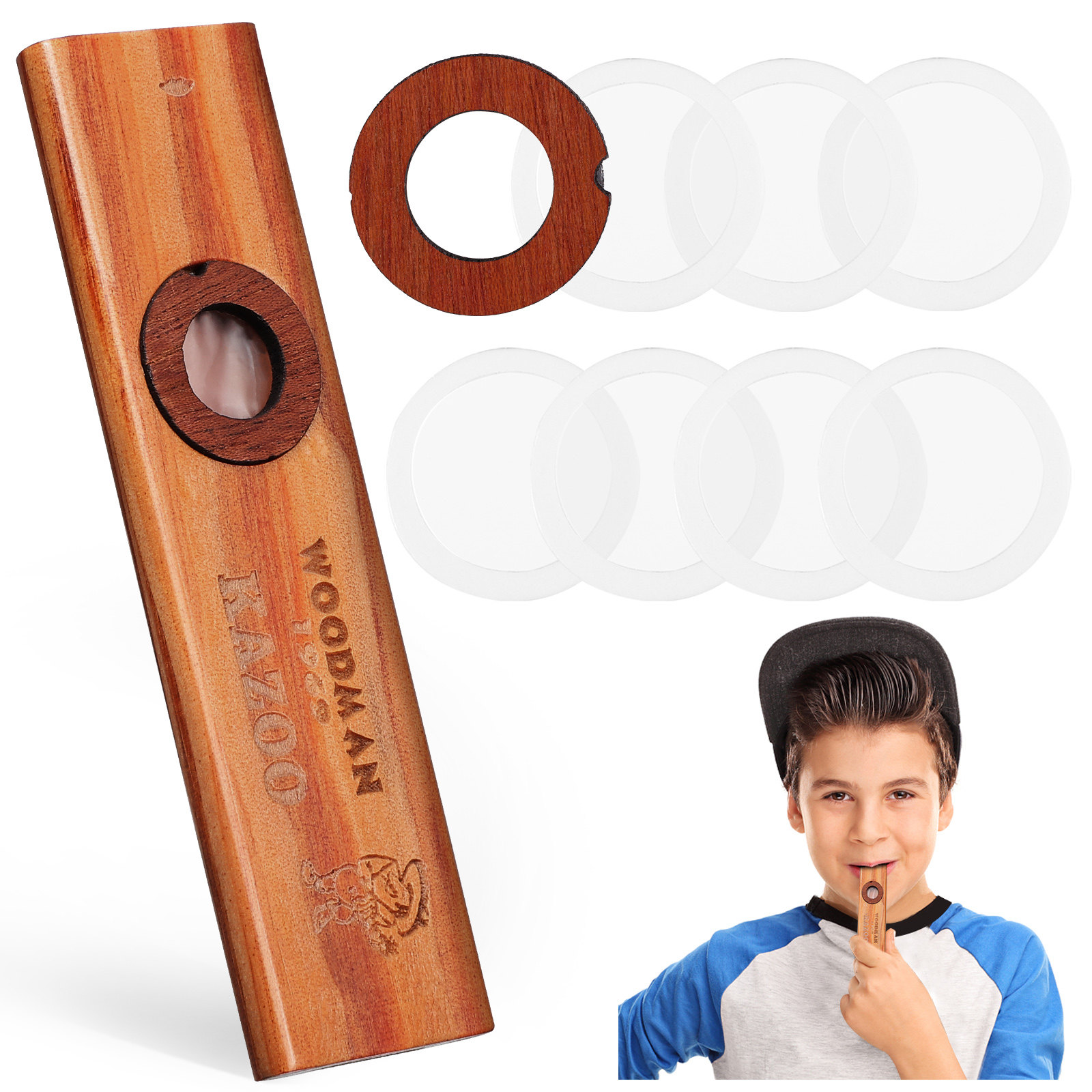 1Set Wood Kazoo Musical Instru - Musical Instrument Ukulele incelemesi ve fiyatı