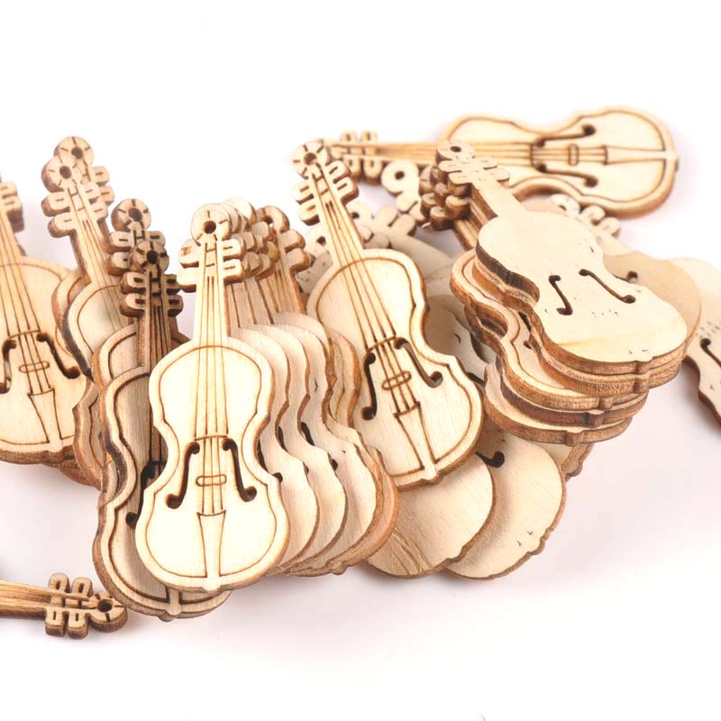 15Pcs 55x20mm Natrual Violin W - Musical Instrument Cello incelemesi ve fiyatı