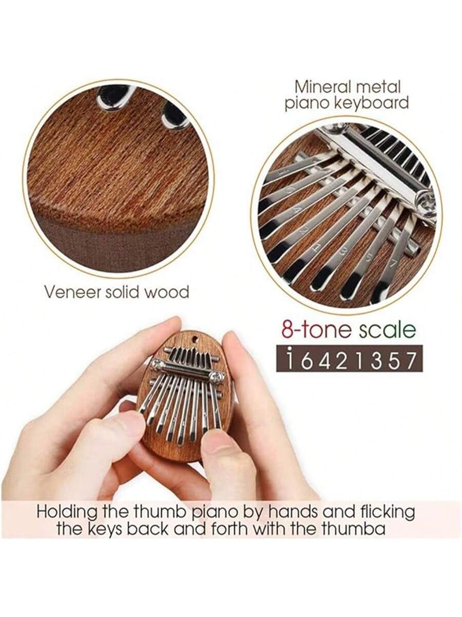 1pc 8 Key Kalimba exquisite Fi - Musical Instrument African incelemesi ve fiyatı