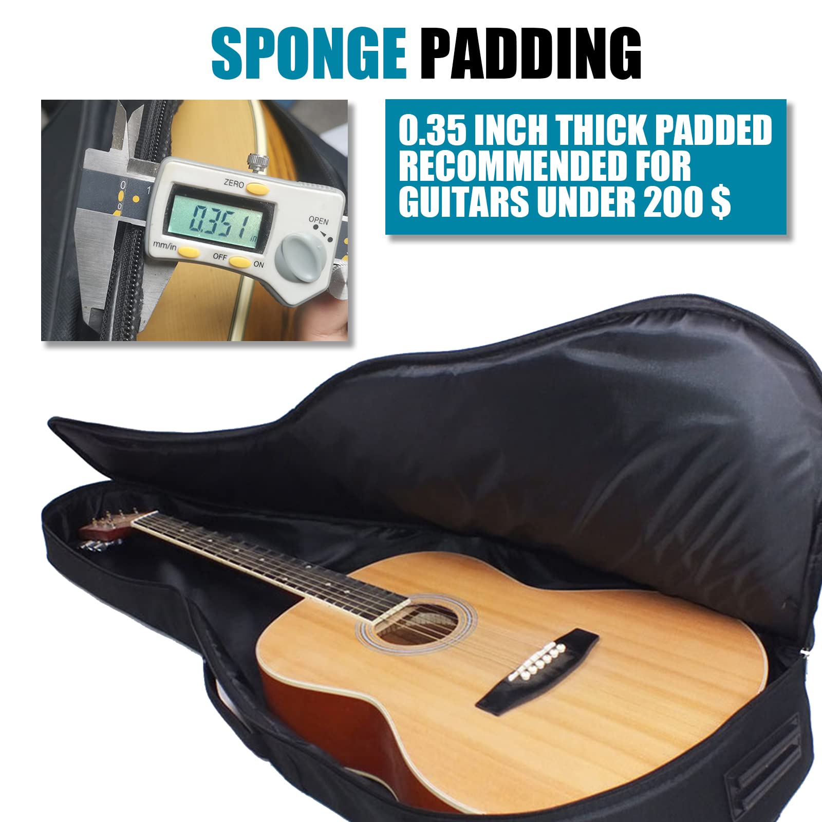 Acoustic Guitar Gig Bag 41 Inc - Musical Instrument Band incelemesi ve fiyatı