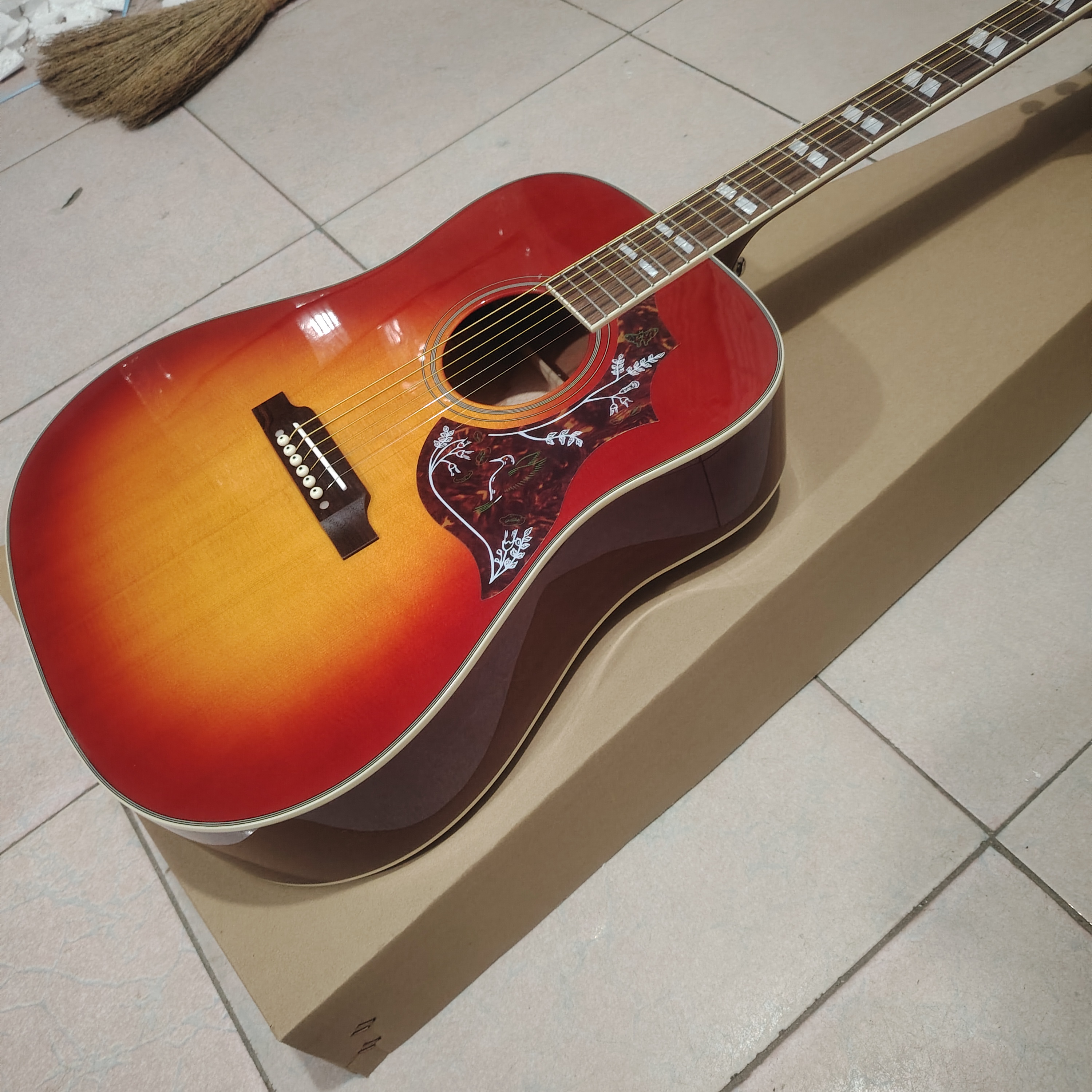 Hummingbird Style Acoustic Gui - Acoustic Guitar Dreadnought incelemesi ve fiyatı