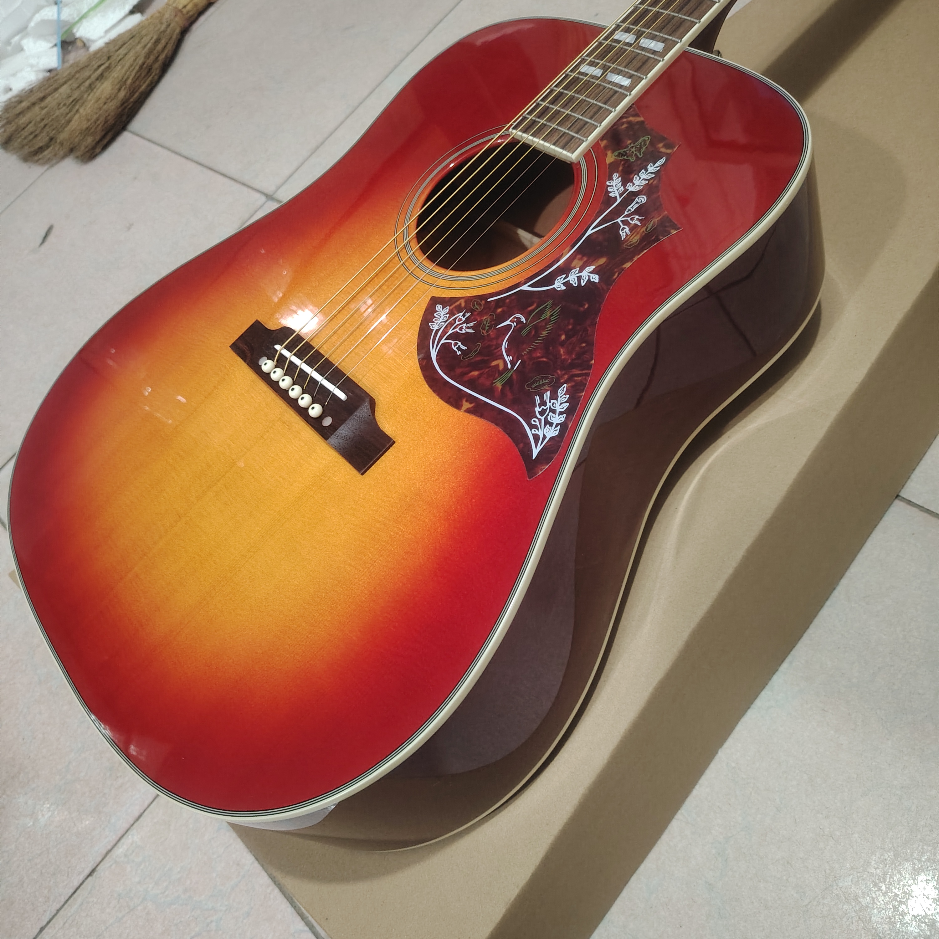 Hummingbird Style Acoustic Gui - Acoustic Guitar Dreadnought incelemesi ve fiyatı
