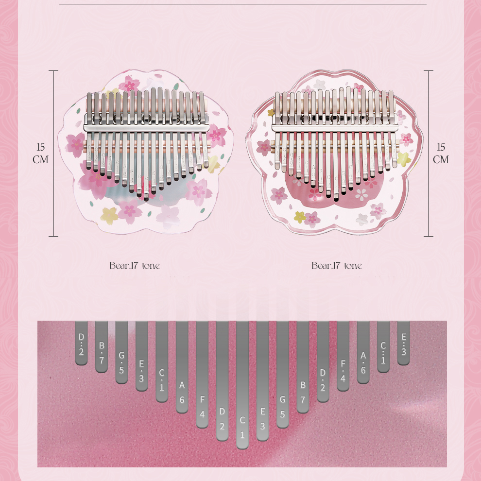 Hluru Kalimba 21 Keys with Cas - Musical Instrument African incelemesi ve fiyatı