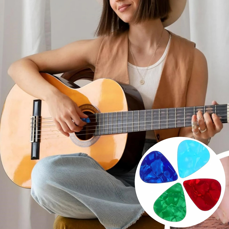 30/50pcs Celluloid Guitar Pick - Acoustic Guitar Dreadnought incelemesi ve fiyatı
