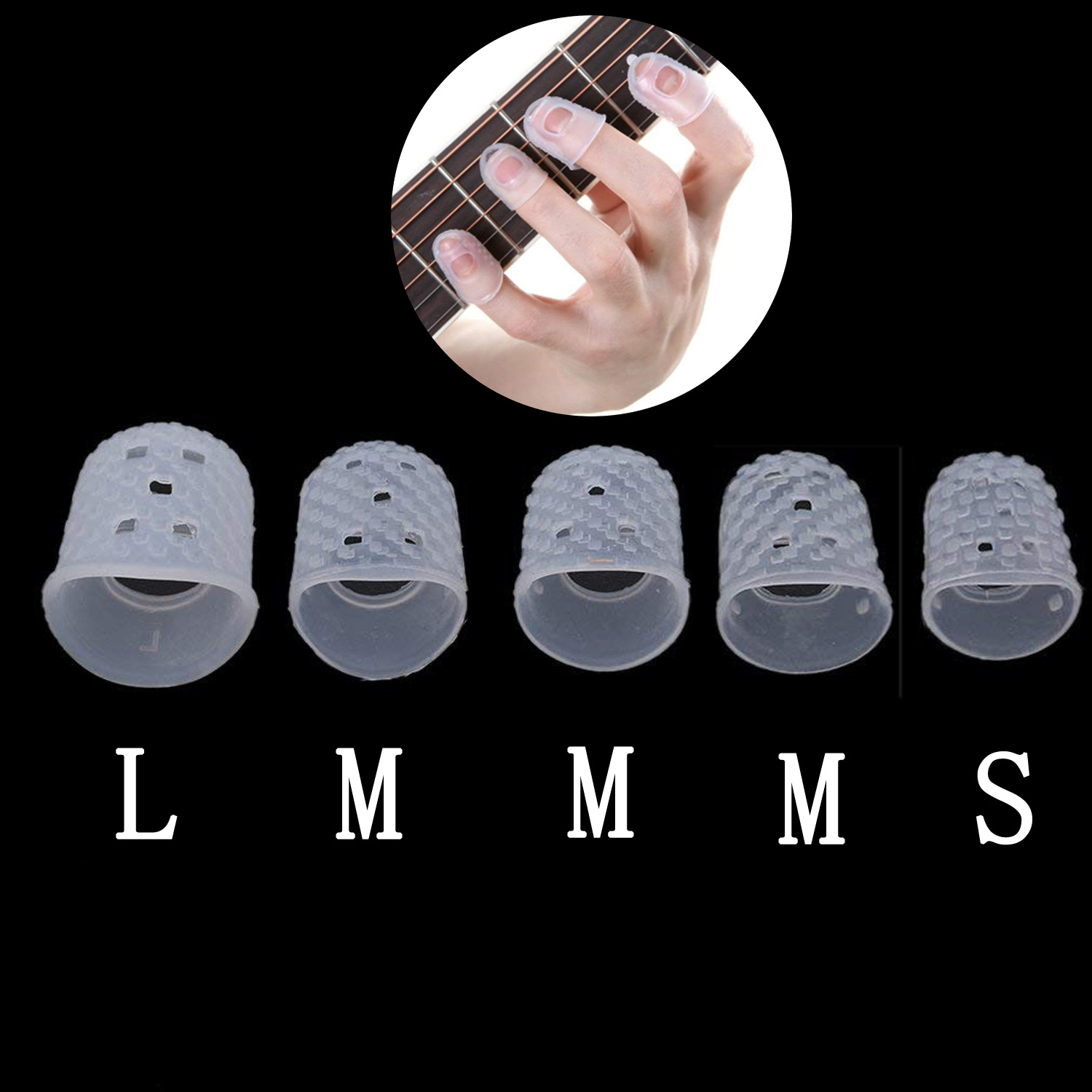 5pcs Finger Cover Anti-slip Ha - Acoustic Guitar Dreadnought incelemesi ve fiyatı