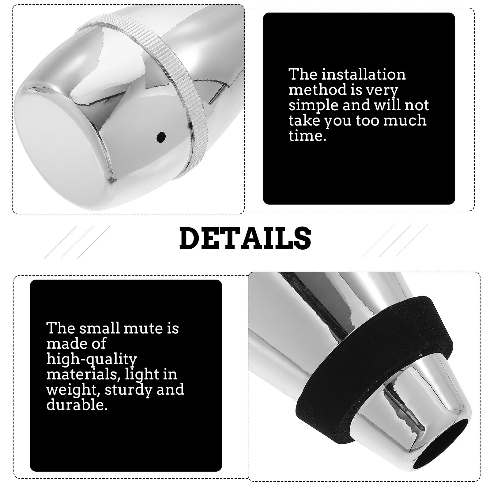 1Pcs Trumpet Mute ABS Material - Musical Instrument Trumpet incelemesi ve fiyatı