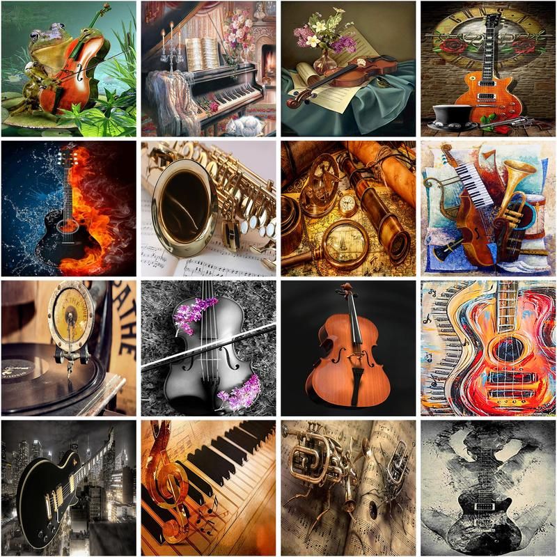 GATYZTORY Diamond Mosaic Music - Musical Instrument Painting incelemesi ve fiyatı