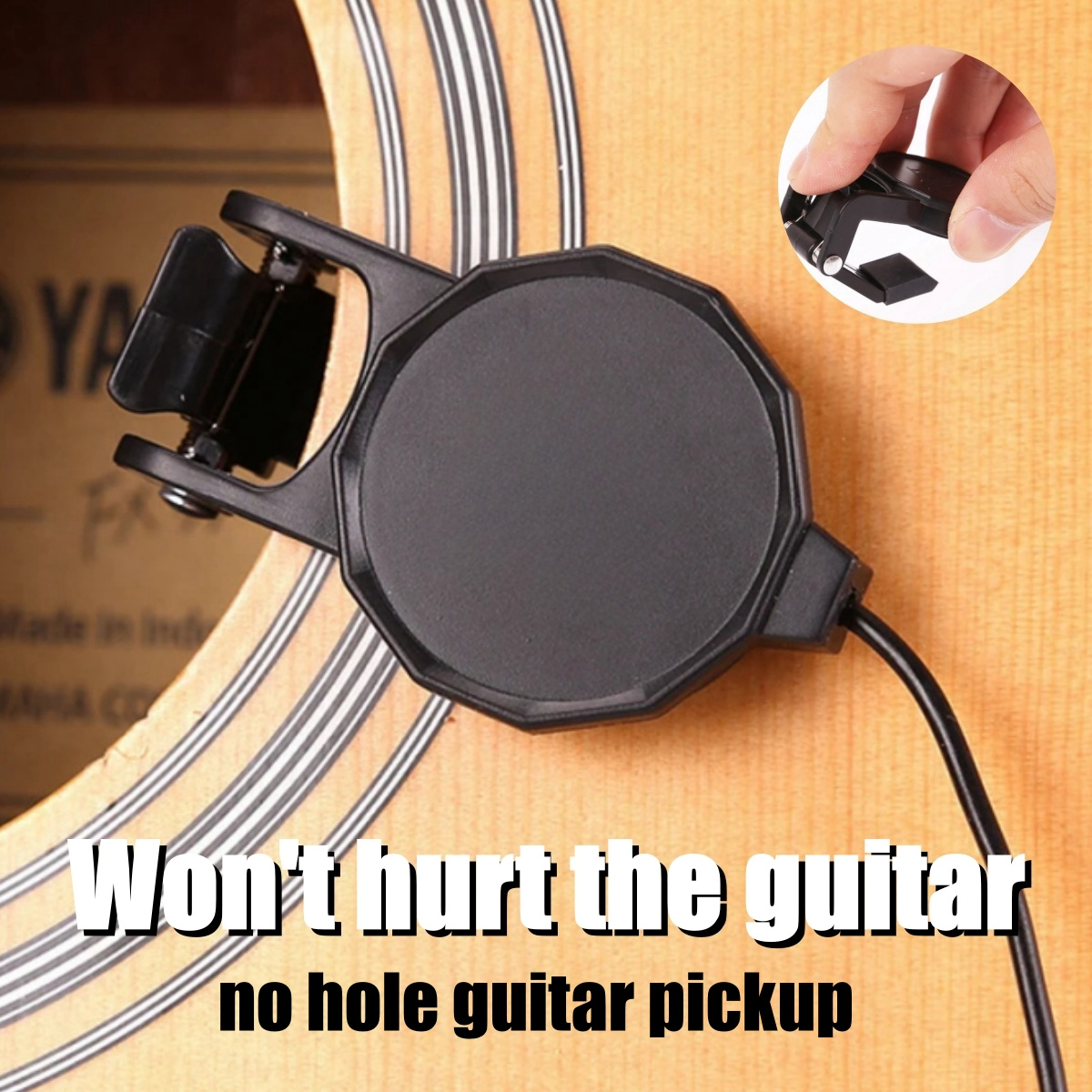 Audio Jack Clip On Pickup for  - Musical Instruments Easy incelemesi ve fiyatı