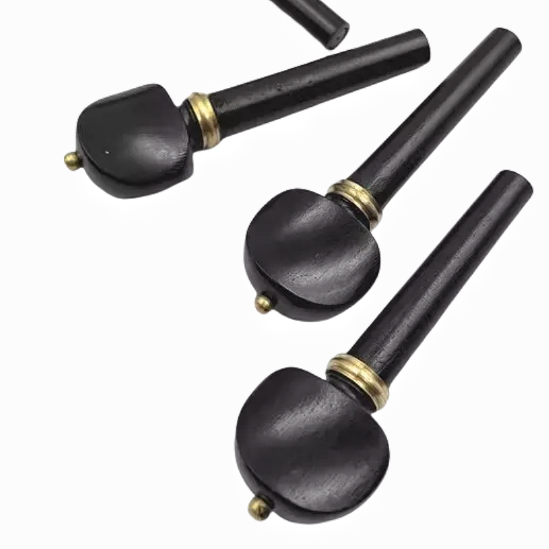 4pcs Set Violin Pegs Ebony woo - Musical Instrument Cello incelemesi ve fiyatı