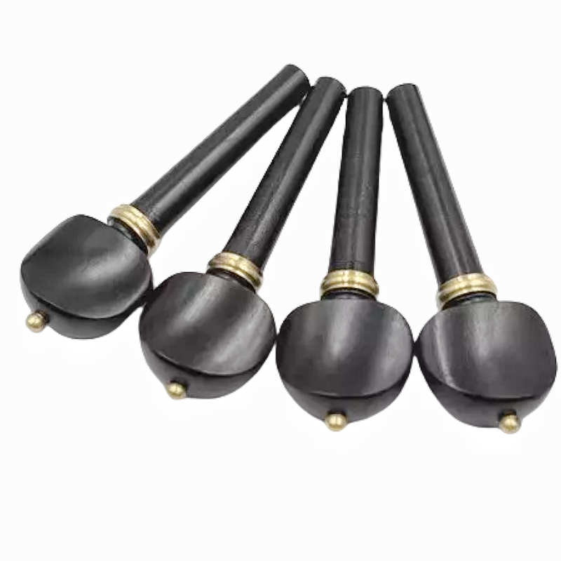 4pcs Set Violin Pegs Ebony woo - Musical Instrument Cello incelemesi ve fiyatı
