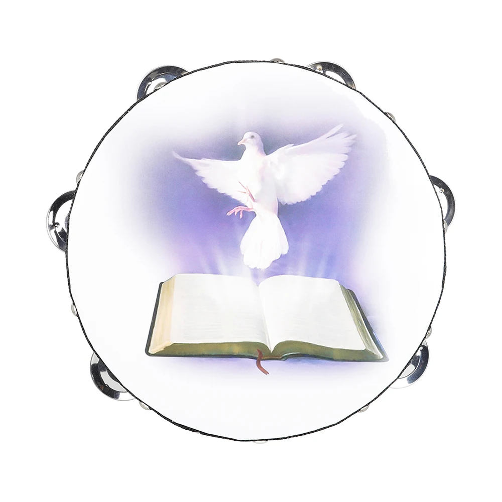8 Inch Tambourine Peace Pigeon - Tambourine Hand Drum incelemesi ve fiyatı