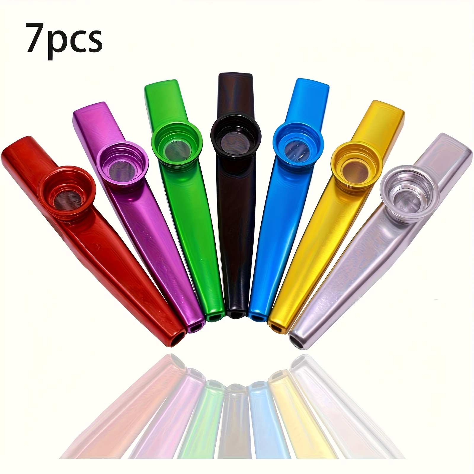 7pcs Metal Kazoos Simple Desig - Musical Instrument Ukulele incelemesi ve fiyatı
