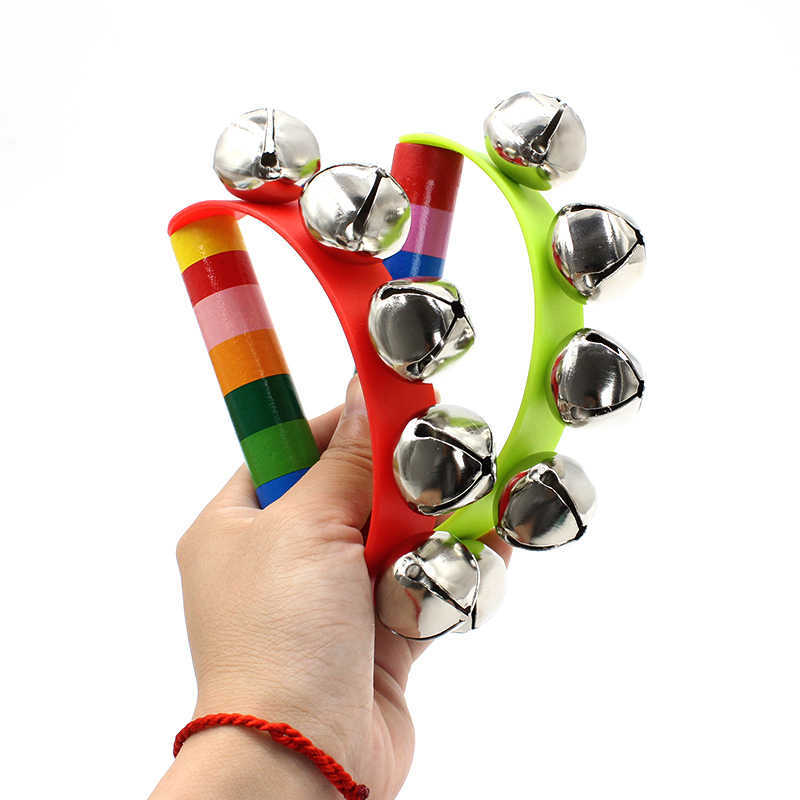 Rainbow Hand Jingle Bells Wood - A Musical Instrument You Shake incelemesi ve fiyatı