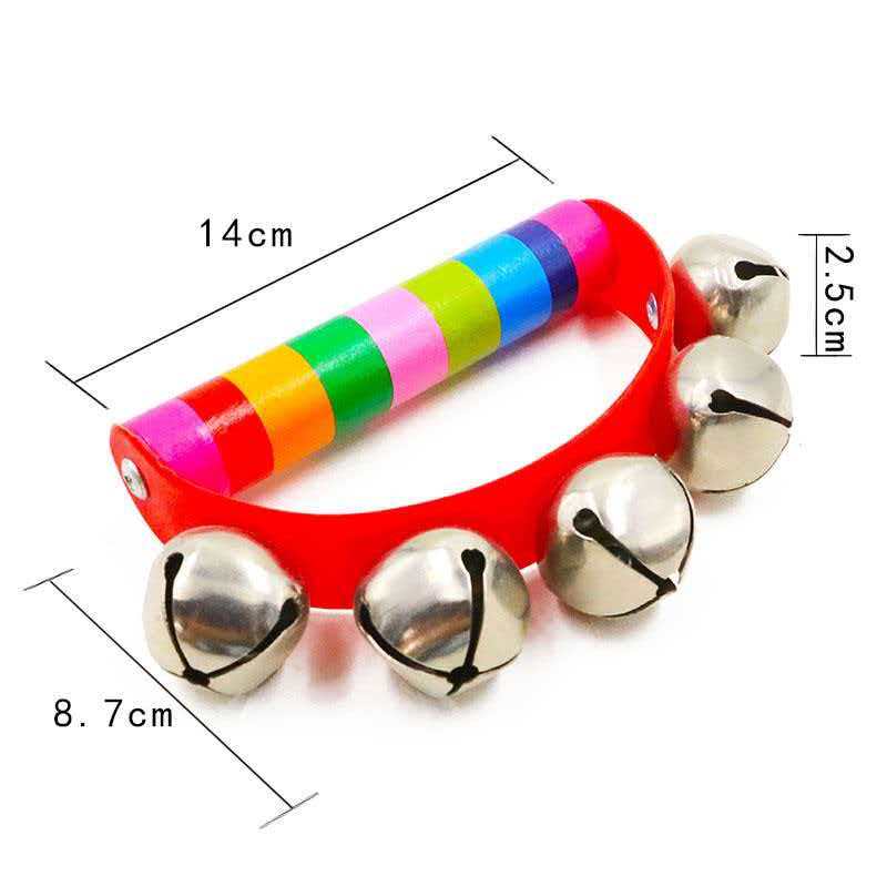 Rainbow Hand Jingle Bells Wood - A Musical Instrument You Shake incelemesi ve fiyatı
