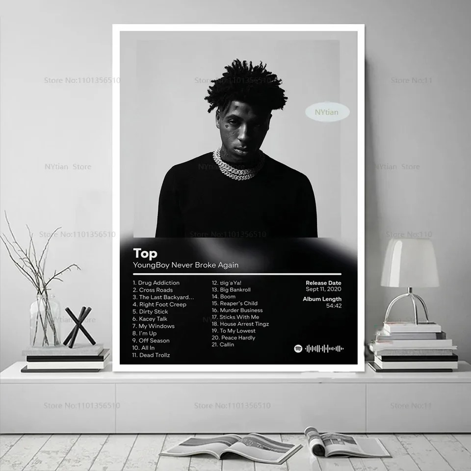 Poster Prints YoungBoy Never B - Musical Instrument Painting incelemesi ve fiyatı