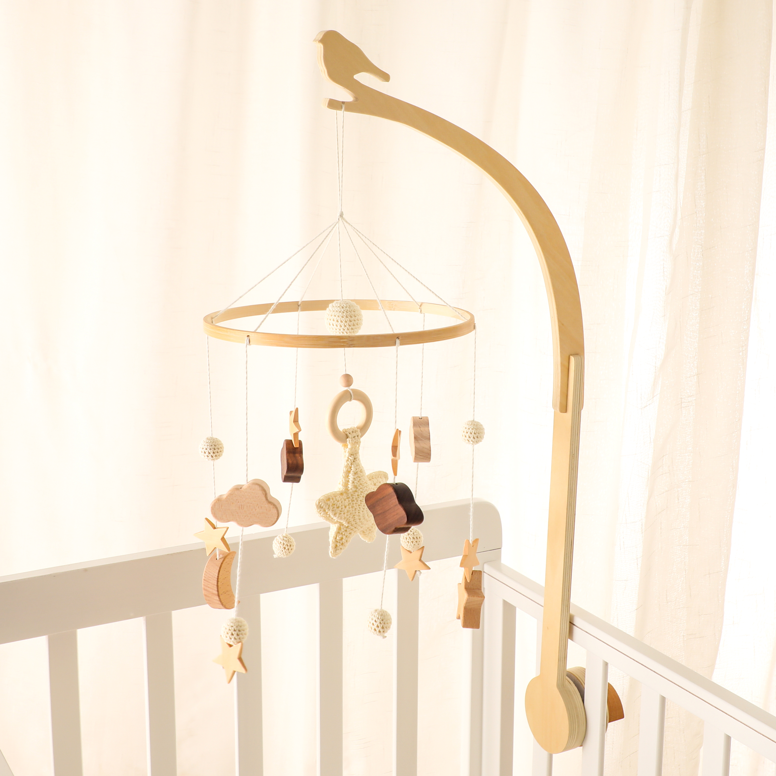 Baby Wooden Little Birdie Bed  - Musical Instrument Painting incelemesi ve fiyatı