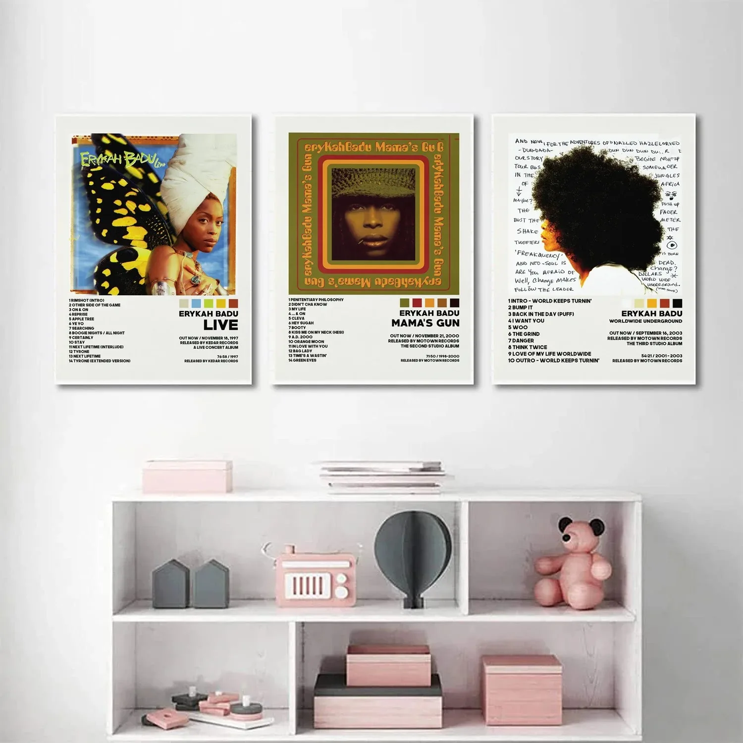 Star Music Album Cover Erykah  - Musical Instrument Painting incelemesi ve fiyatı