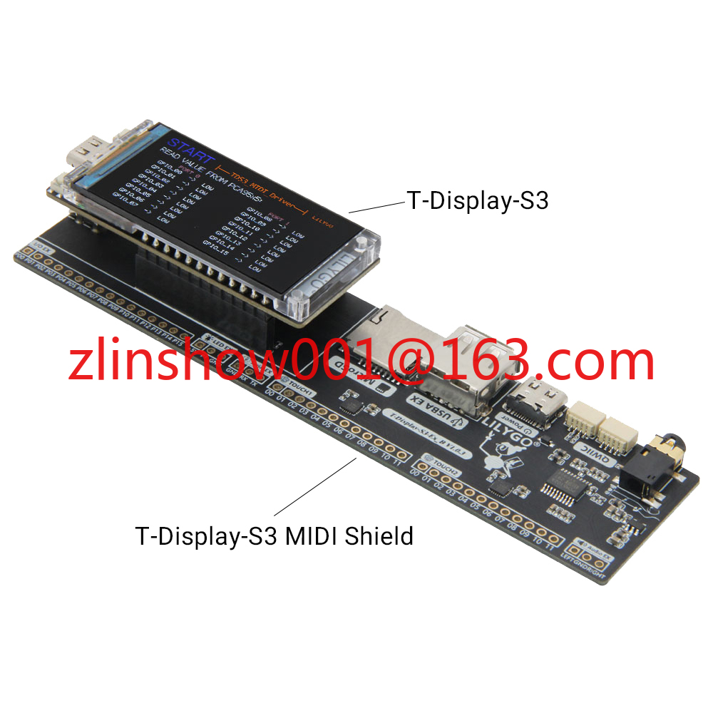 T-Display-S3 MIDI Shield Devel - Musical Instrument Digital Interface (Midi) incelemesi ve fiyatı