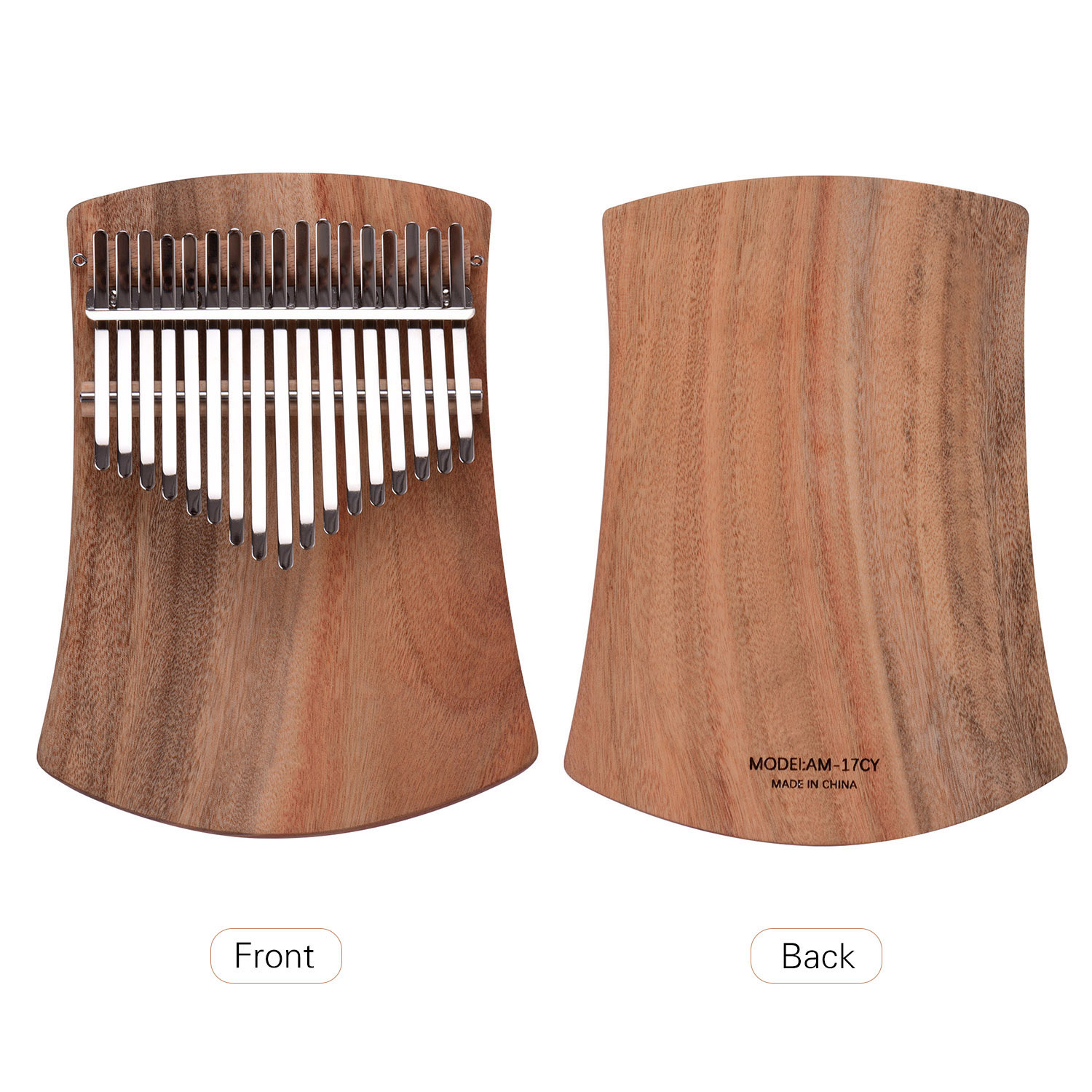 17-Key Thumb Piano Kalimba Cam - Musical Instrument African incelemesi ve fiyatı