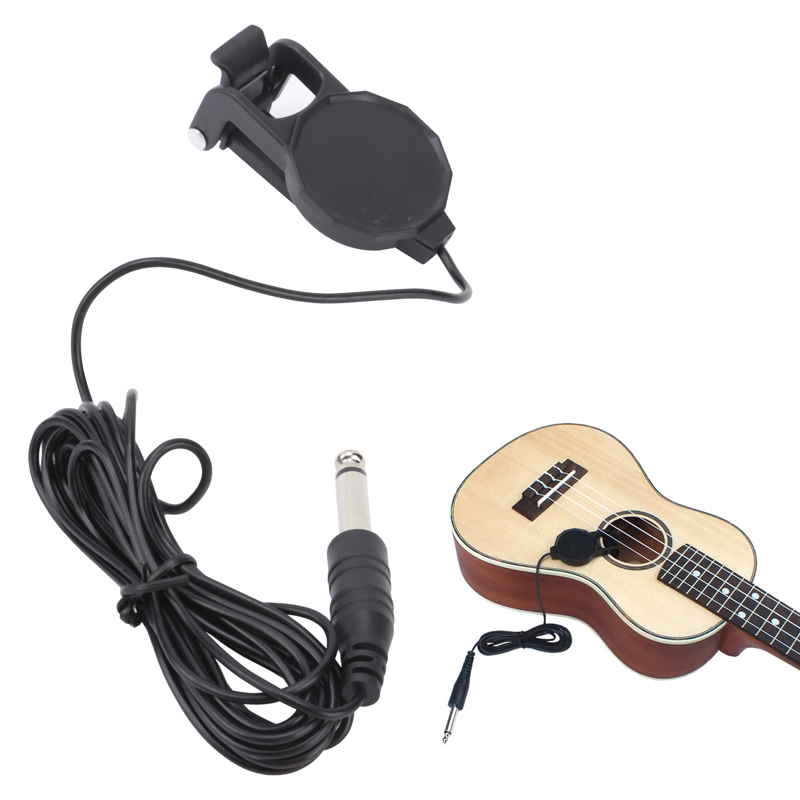 Clip-On Pickup Microphone Piez - Musical Instrument Ukulele incelemesi ve fiyatı