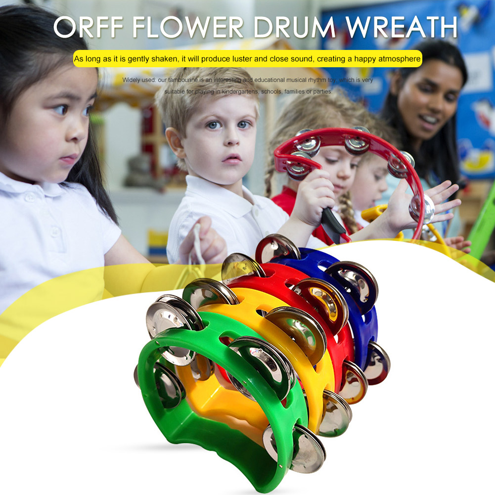 4pcs Tambourine Jingles Rattle - Musical Instrument All incelemesi ve fiyatı
