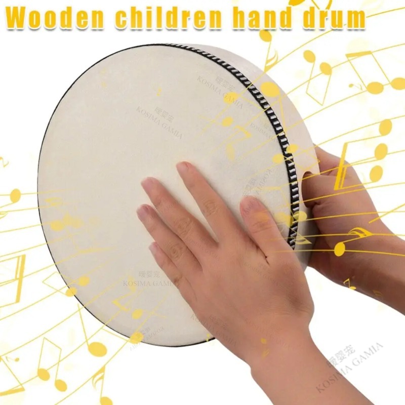 4/6Inch Wooden Hand Drum Handh - Musical Instruments Easy incelemesi ve fiyatı