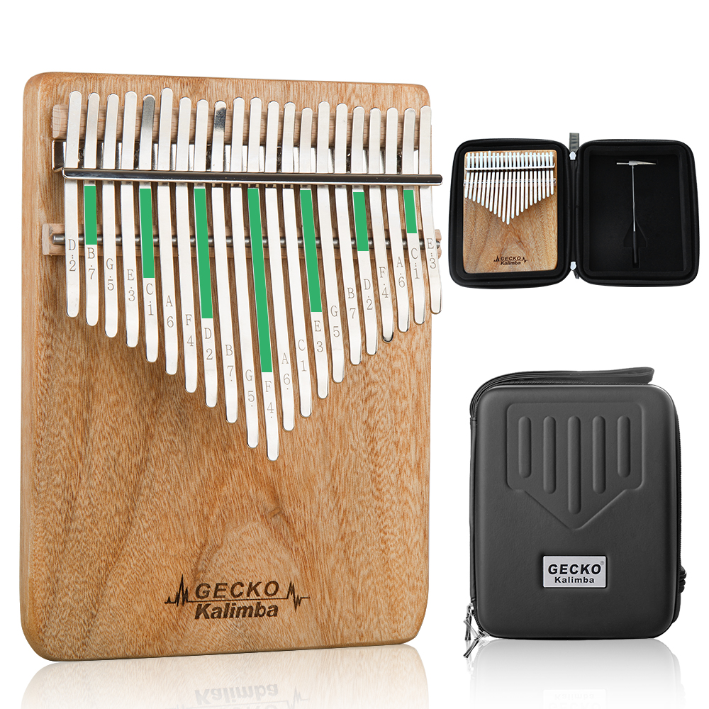 GECKO Kalimba 21-Key Camphor W - Musical Instrument African incelemesi ve fiyatı