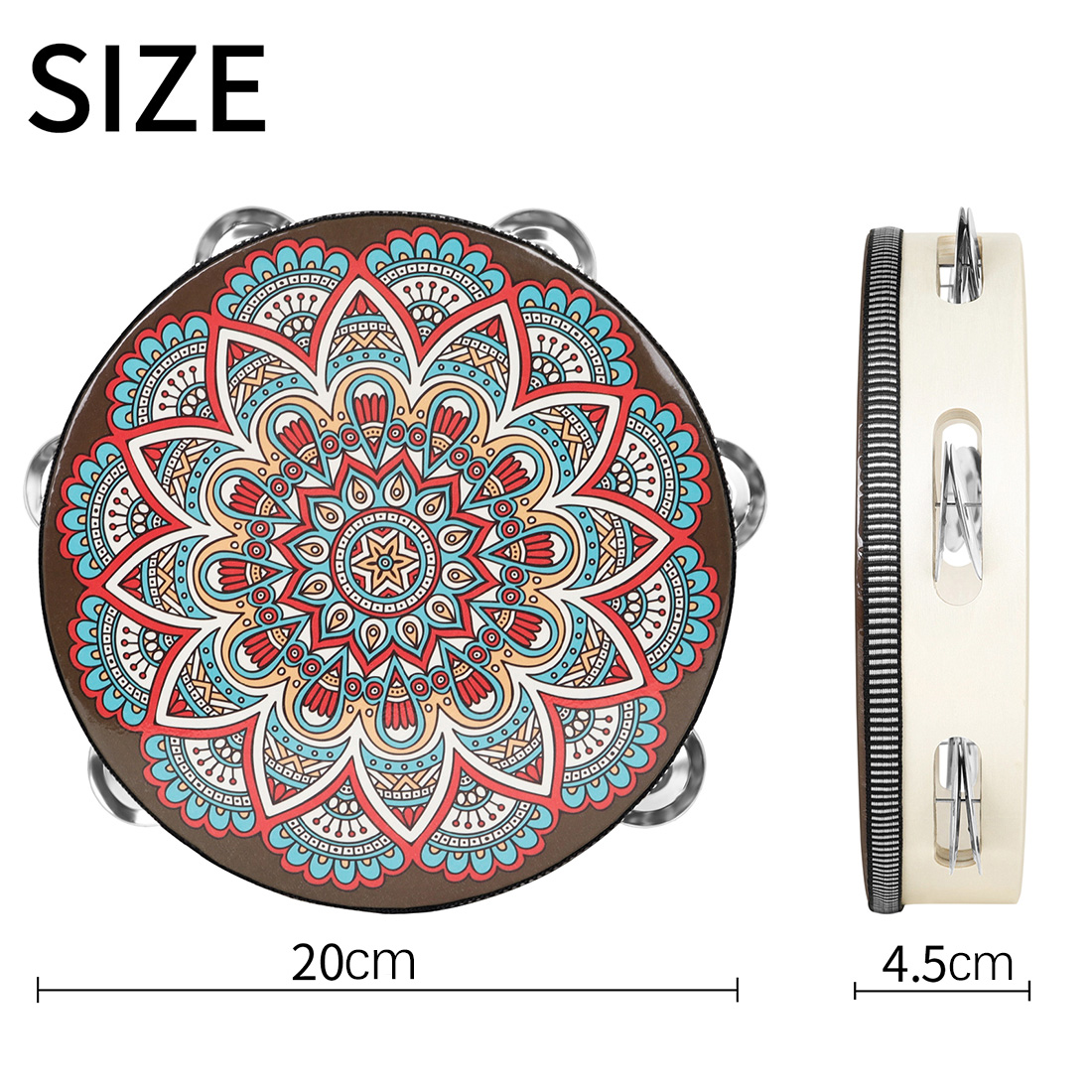 IRIN 8Inch Single Row Ancient  - Tambourine Hand Drum incelemesi ve fiyatı