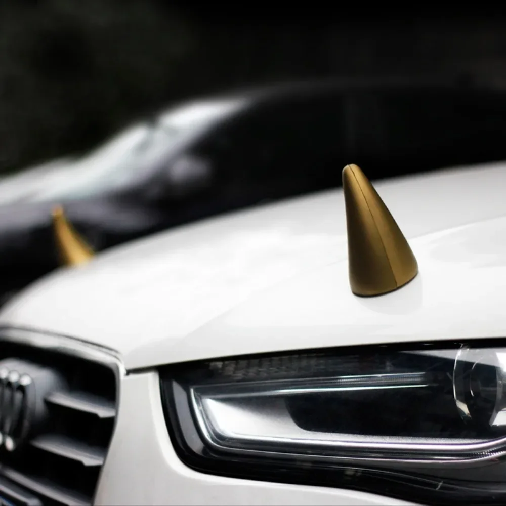 1/2PCS 3D Devil Horn Car Roof  - Musical Instrument Trumpet incelemesi ve fiyatı