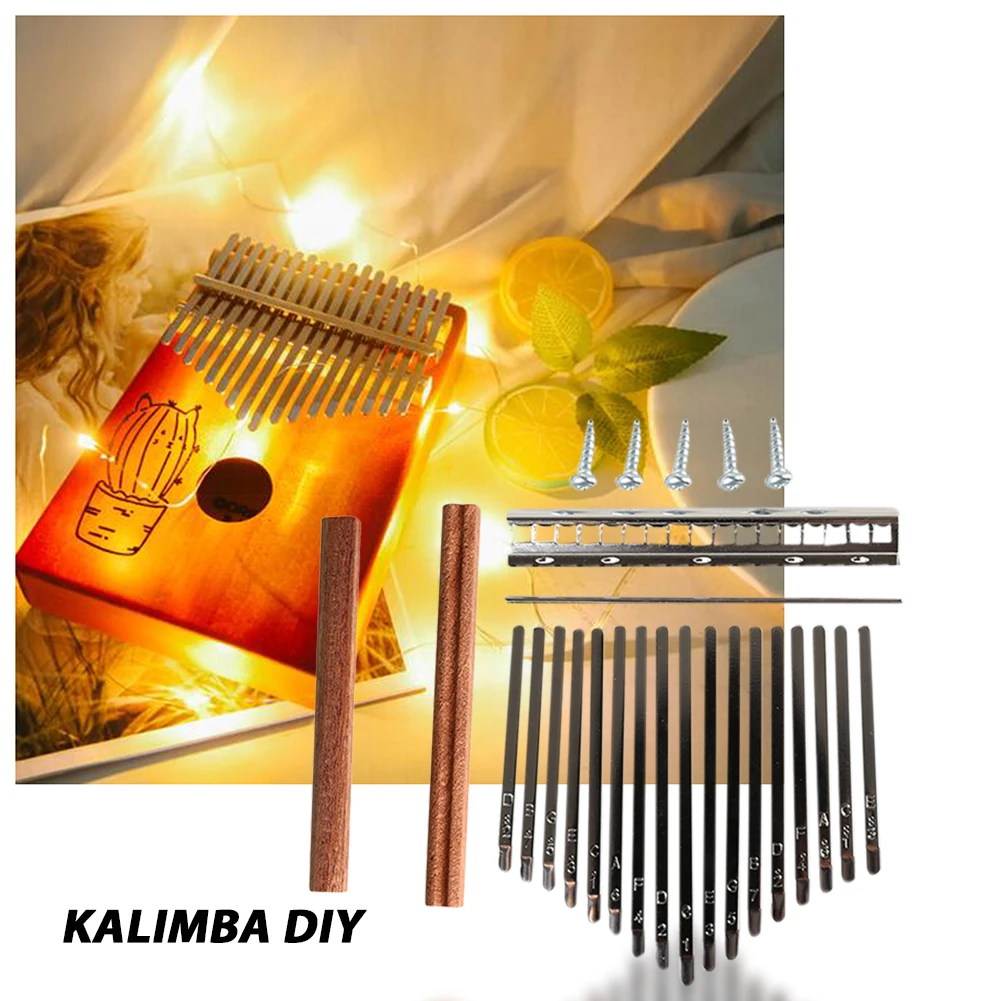 DIY 17 Tone Kalimba Keys Tines - Musical Instrument African incelemesi ve fiyatı