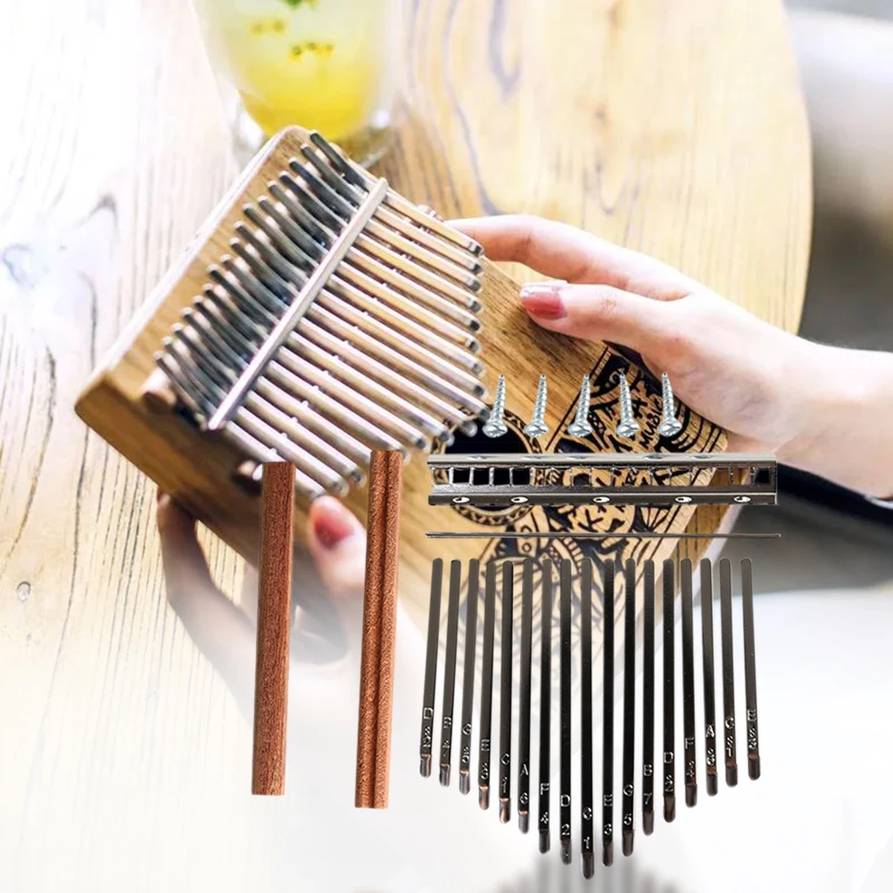 DIY 17 Tone Kalimba Keys Tines - Musical Instrument African incelemesi ve fiyatı
