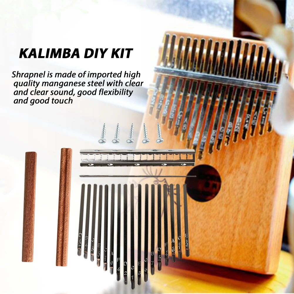 DIY 17 Tone Kalimba Keys Tines - Musical Instrument African incelemesi ve fiyatı