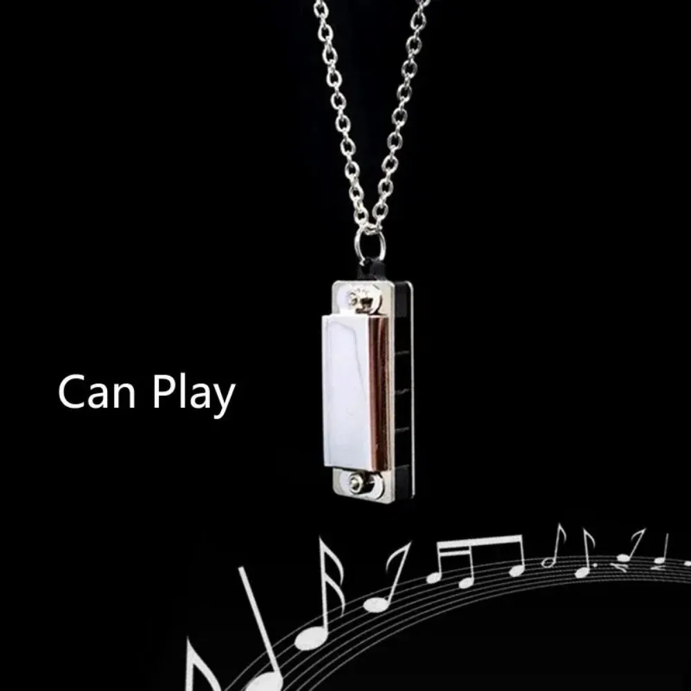 Mini Harmonica Necklace Men an - Musical Instrument You Blow incelemesi ve fiyatı