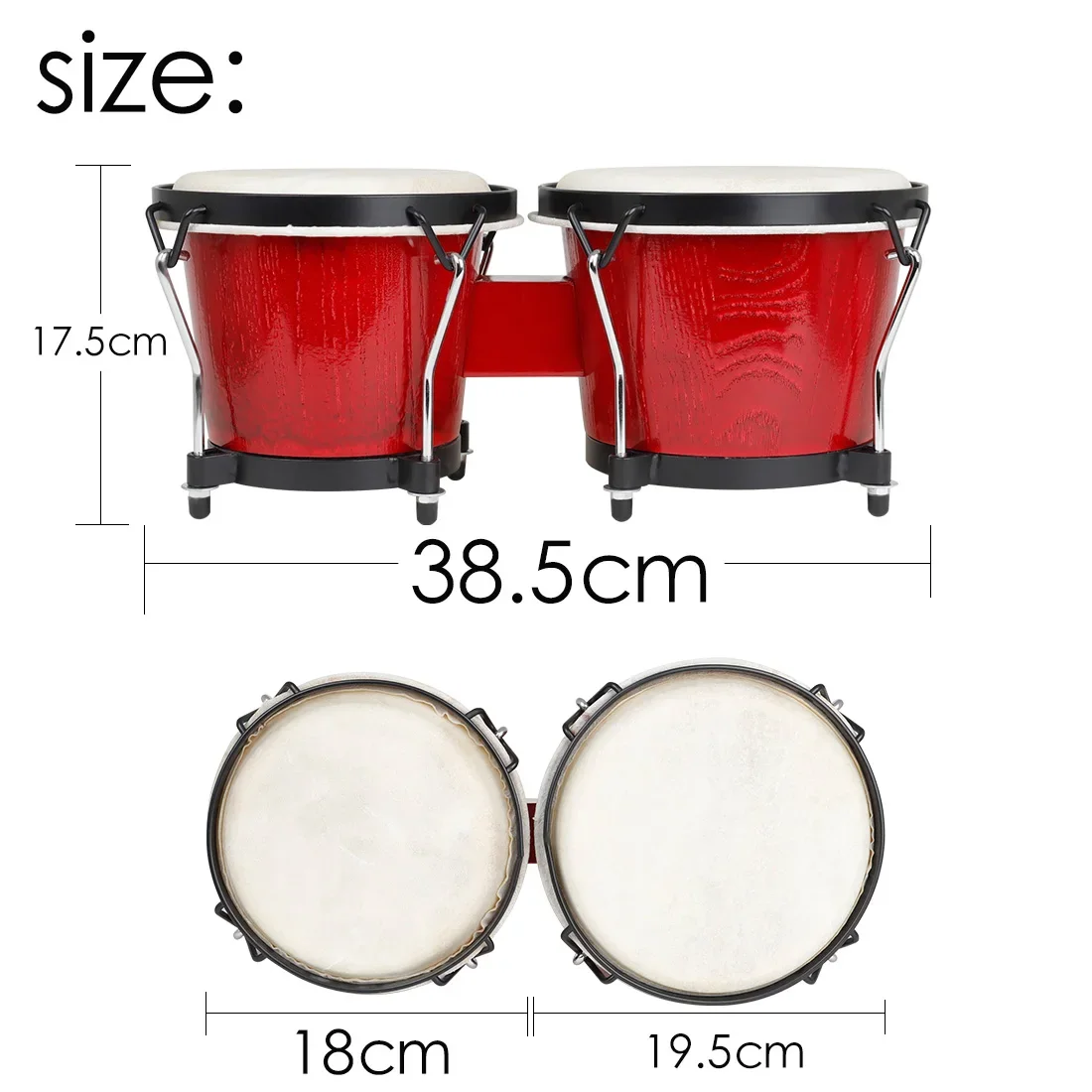 SLADE African Bongo Drums Wood - Musical Instrument African incelemesi ve fiyatı