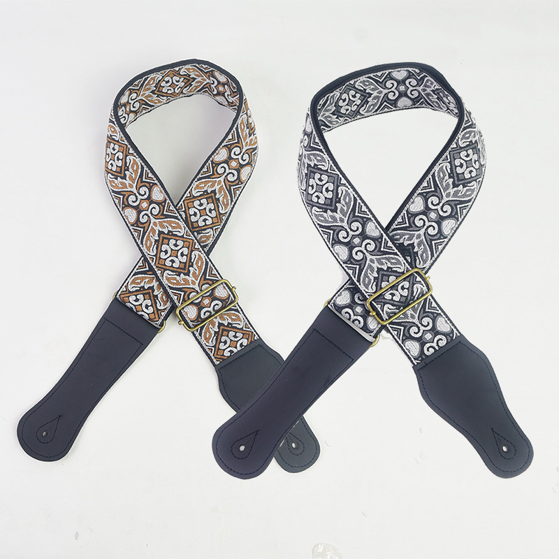 Guitar Strap Embroidered Print - Musical Instruments Easy incelemesi ve fiyatı
