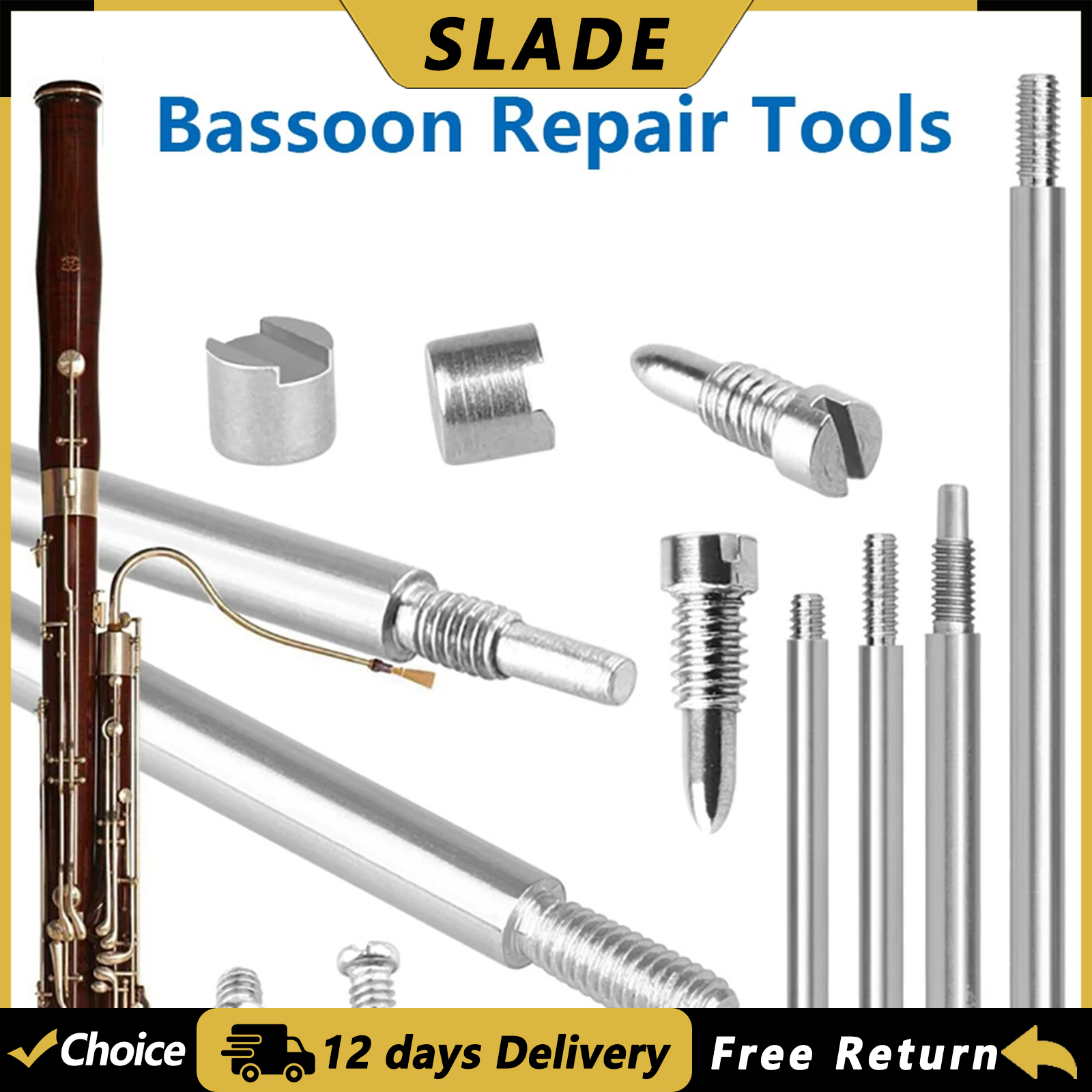 SLADE 70Pcs/Set Bassoon Repair - Musical Instrument Bassoon incelemesi ve fiyatı
