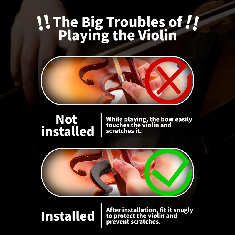 4/4Size Rubber Violin Protecti - Musical Instrument Cello incelemesi ve fiyatı