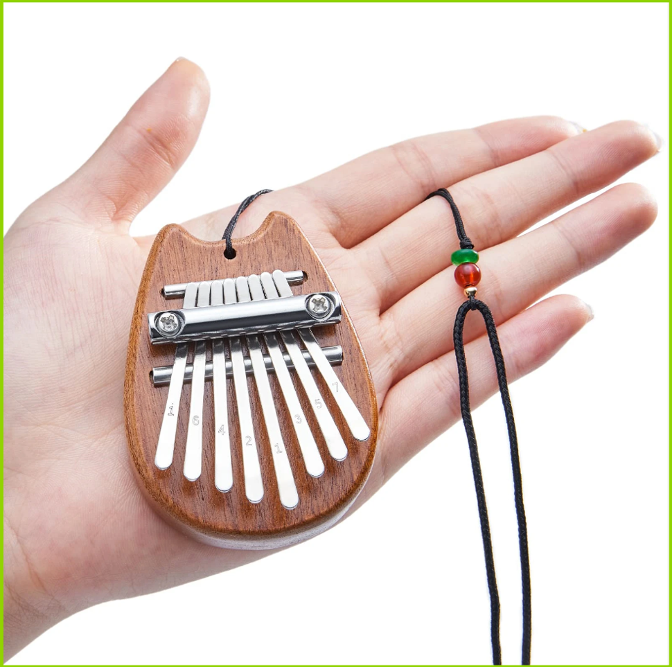 Mini Kalimba 8 Key Thumb Piano - Musical Instrument African incelemesi ve fiyatı