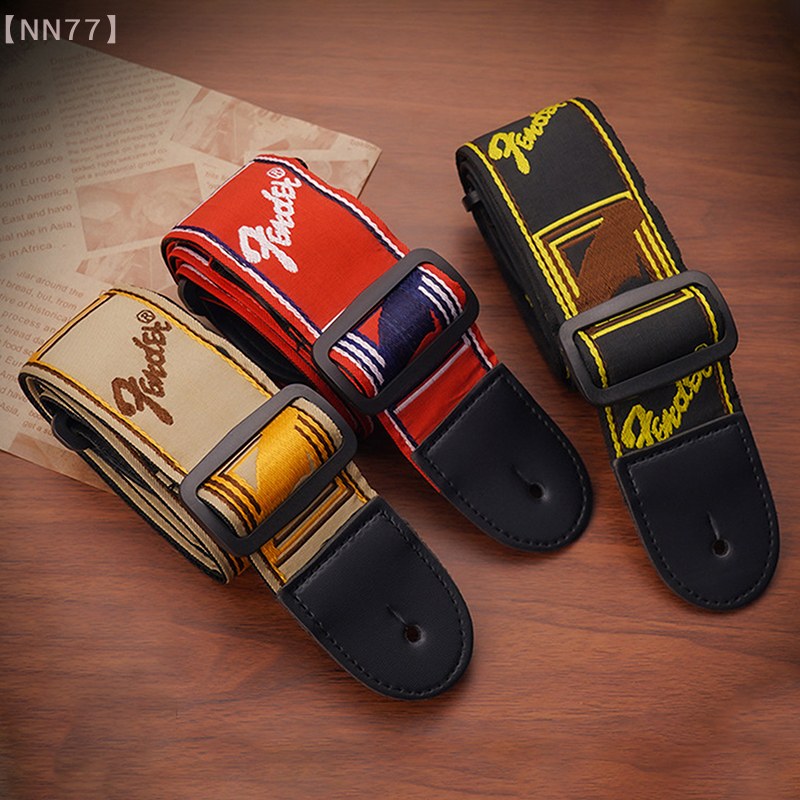 1pc Embroidery Guitar Strap Le - Acoustic Guitar Dreadnought incelemesi ve fiyatı