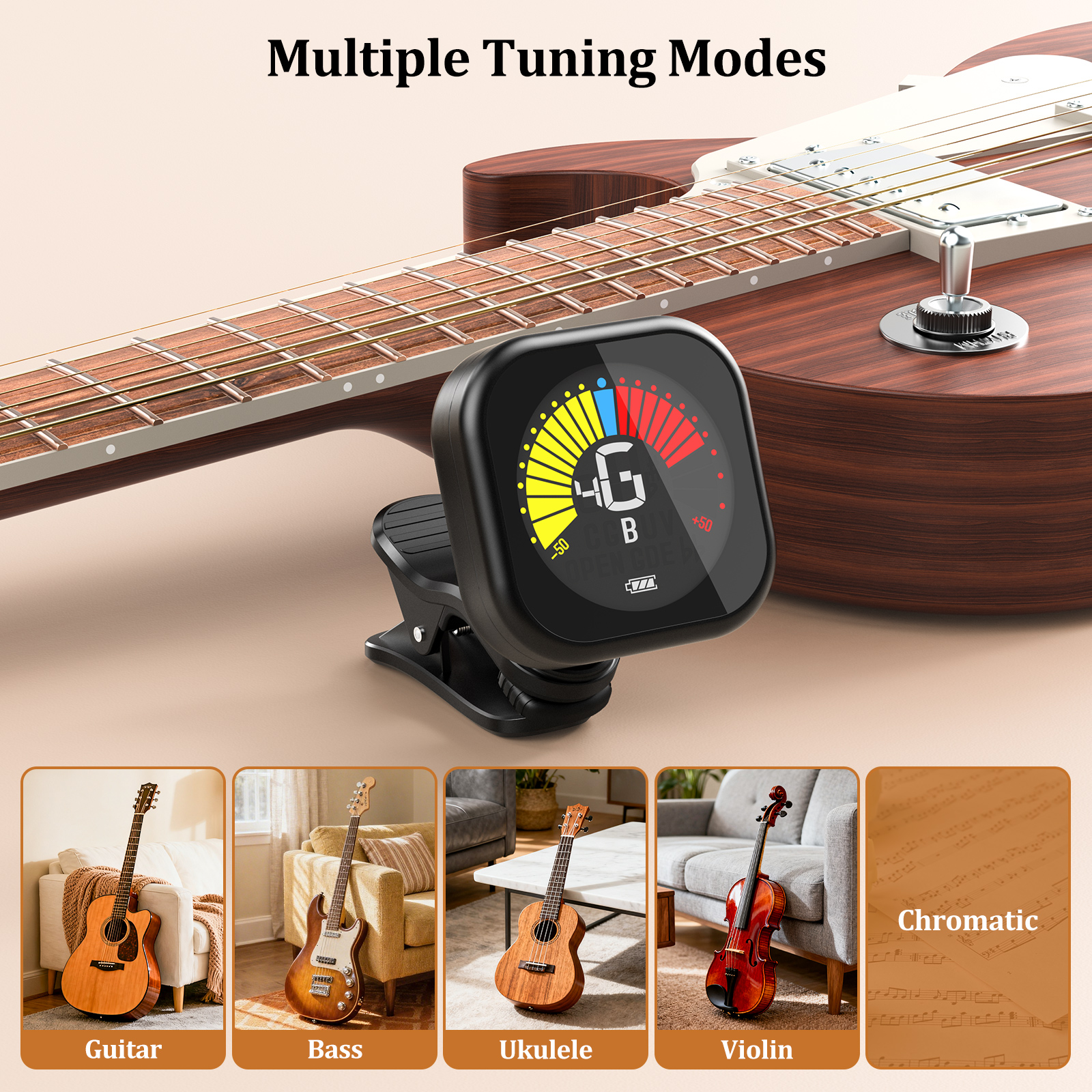New Bee Guitar Tuner Clip-On C - Musical Instrument Cello incelemesi ve fiyatı